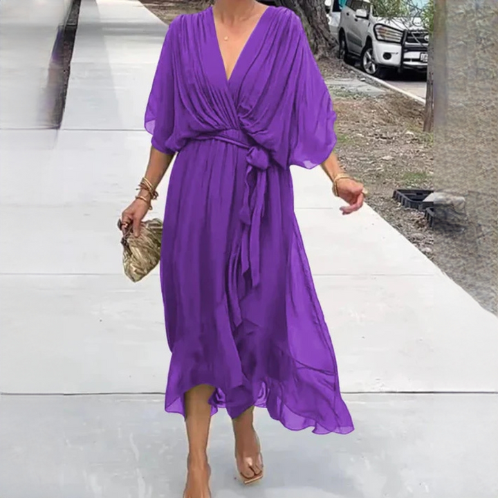 Demara - Stilvolles V-Kleid für Damen