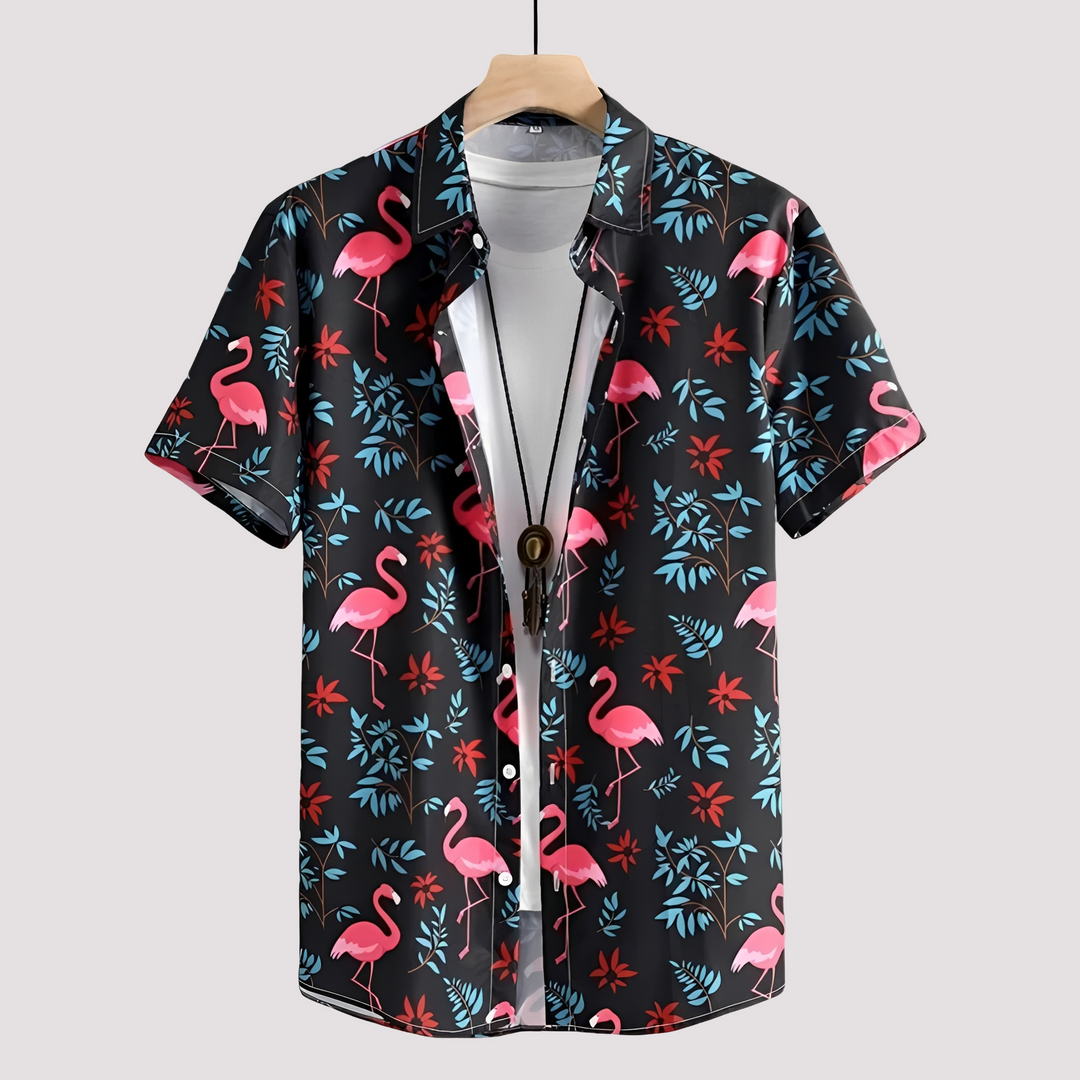 Arjun - Lässiges Hemd mit Hawaii-Motiv für Herren