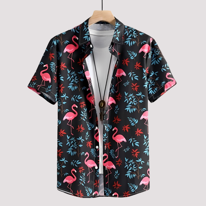 Arjun - Lässiges Hemd mit Hawaii-Motiv für Herren