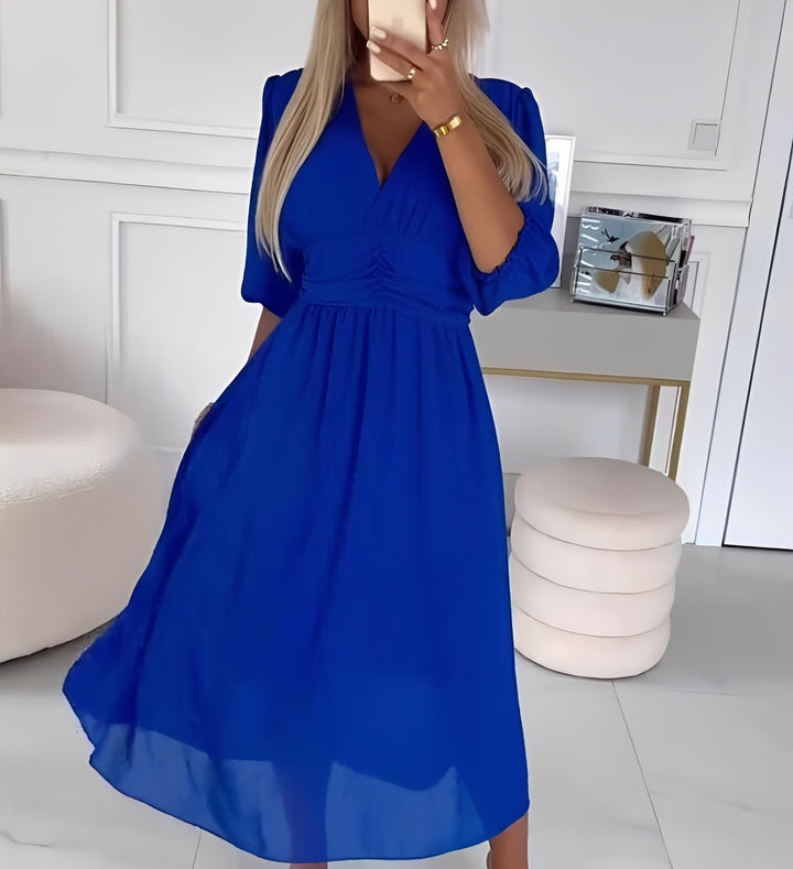 Rachel - Elegantes Kleid mit ellbogenlangen Ärmeln für Damen