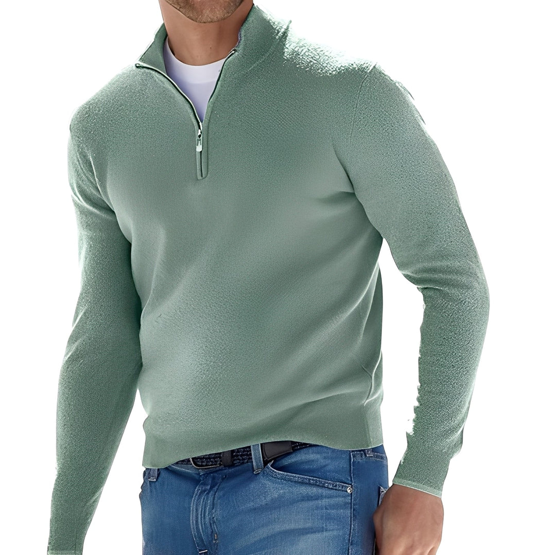 Ralph – Komfortabler Herrenpullover mit Zipper