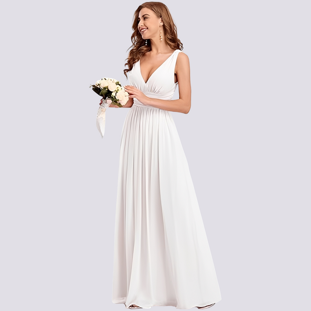 Maddie - Schickes ärmelloses Abendkleid für Damen