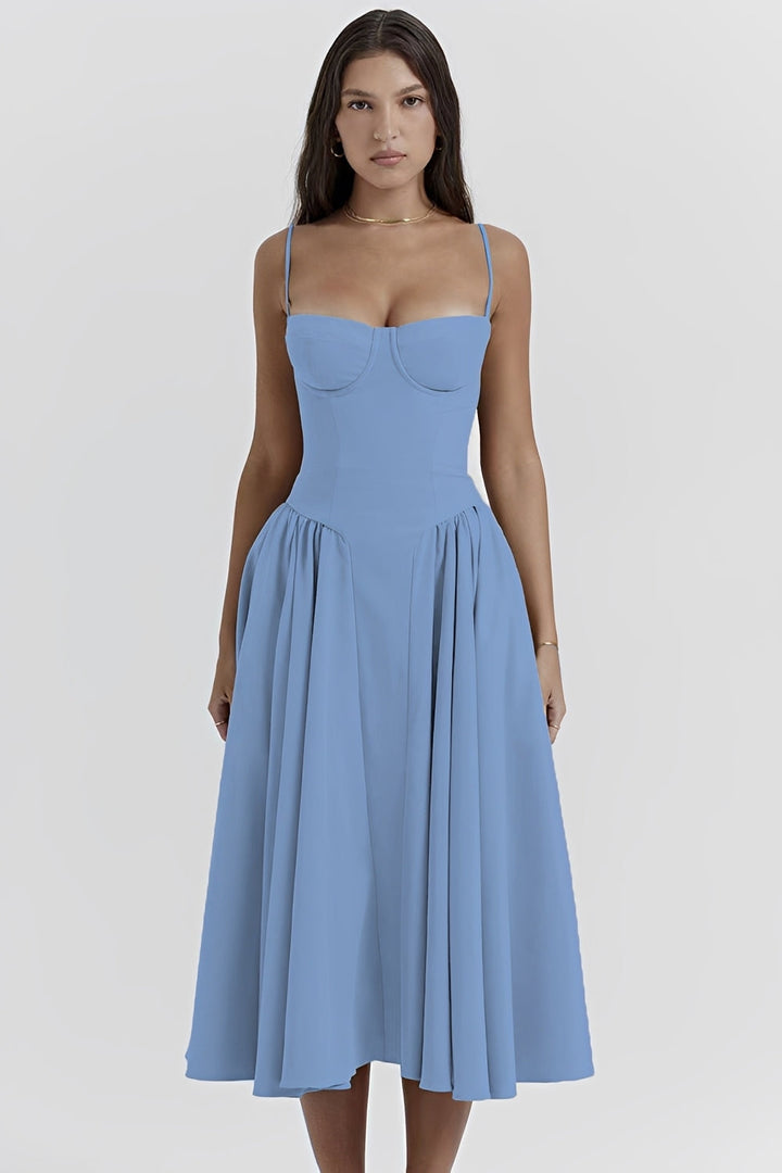 Bonnie - Lässiges, rückenfreies Sling-Kleid für Damen