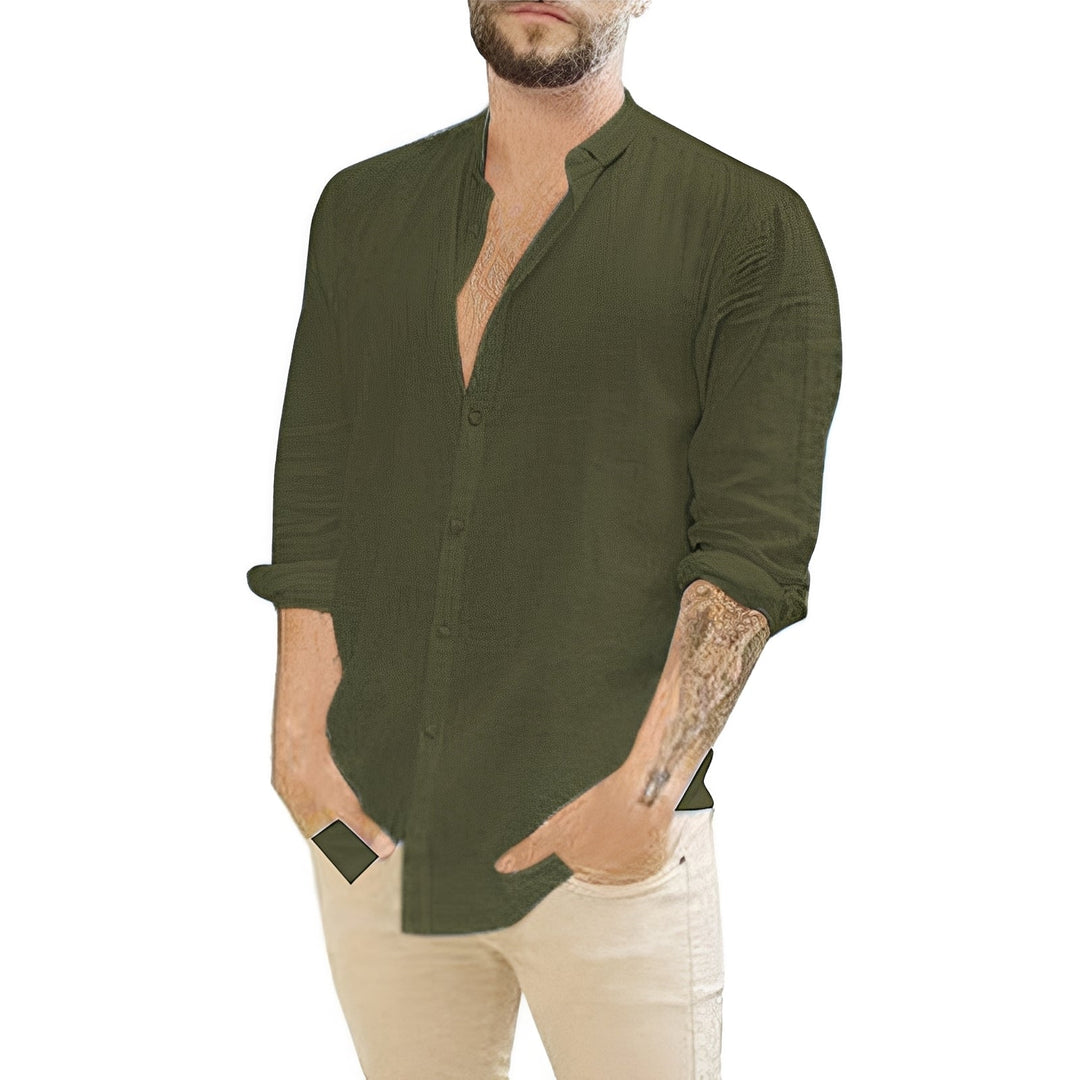 Johnny - Schlichtes Hemd mit Knopfleiste für Herren