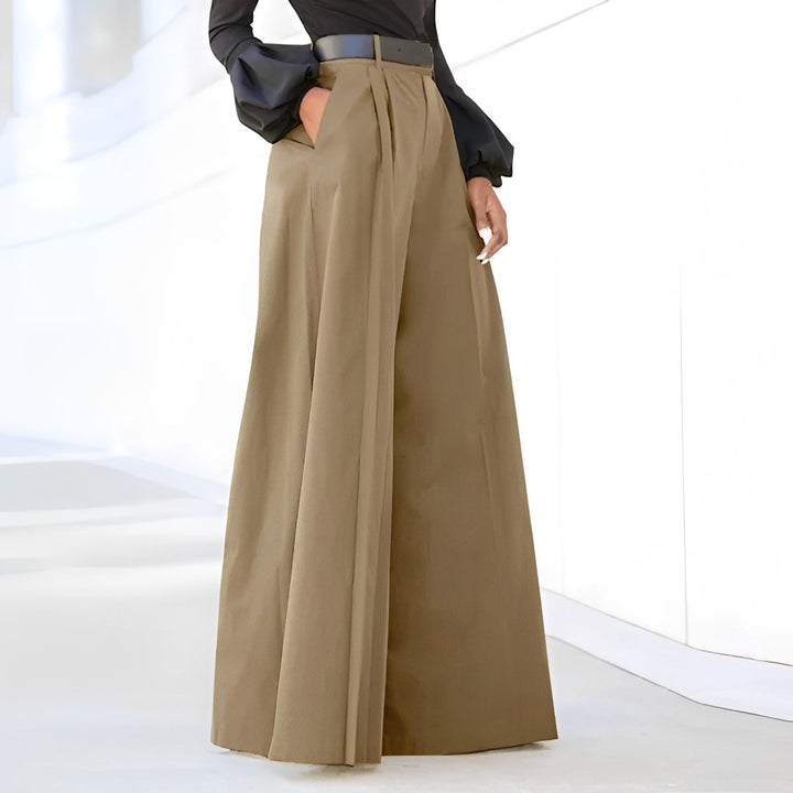 Ashley - Elegante, weit geschnittene Schlaghose für Damen
