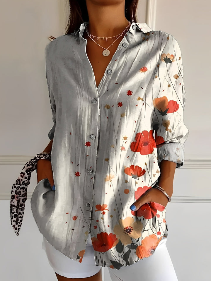 Melissa - Stilvolle Bluse mit Blumenmuster für Damen