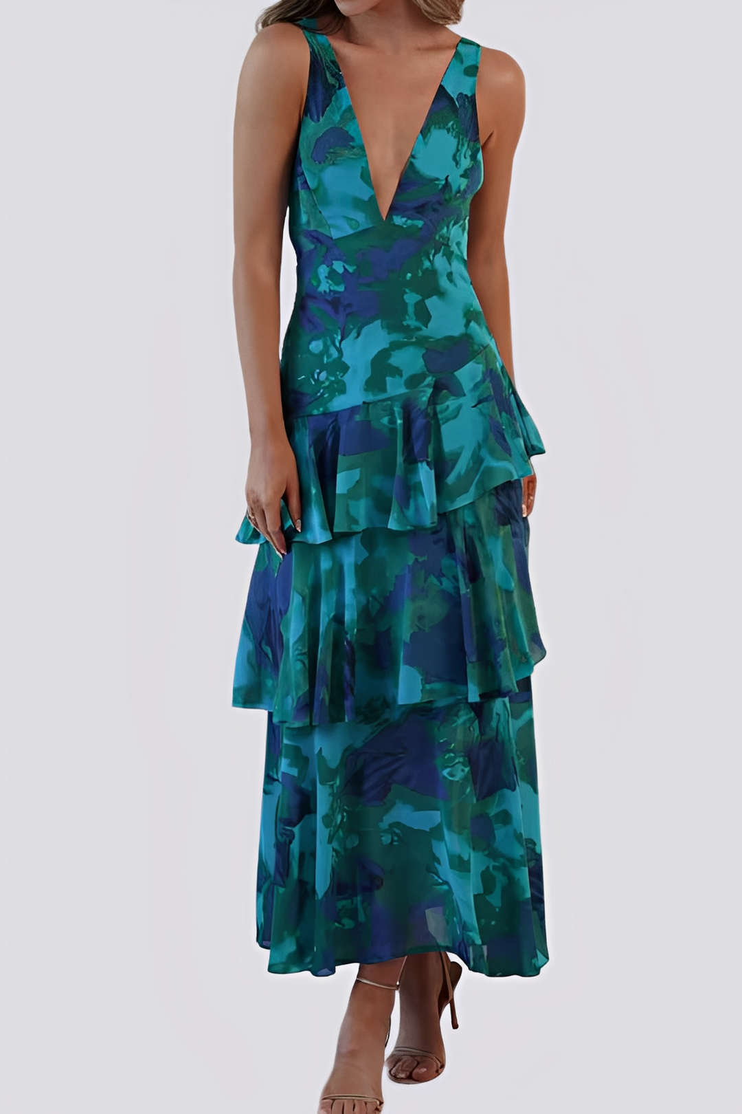 Tiffany - Stilvolles Maxikleid mit Neckholder für Damen