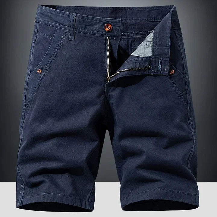 Lukas | Herren Klassische Casual Chino Shorts mit Reißverschluss