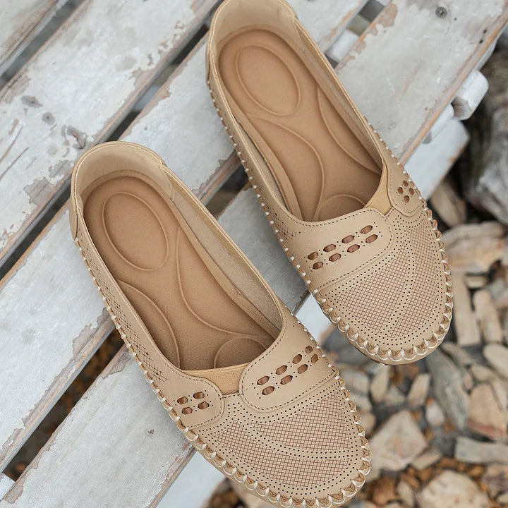 Orthopädische Ballerinas für Damen mit Einlegesohle