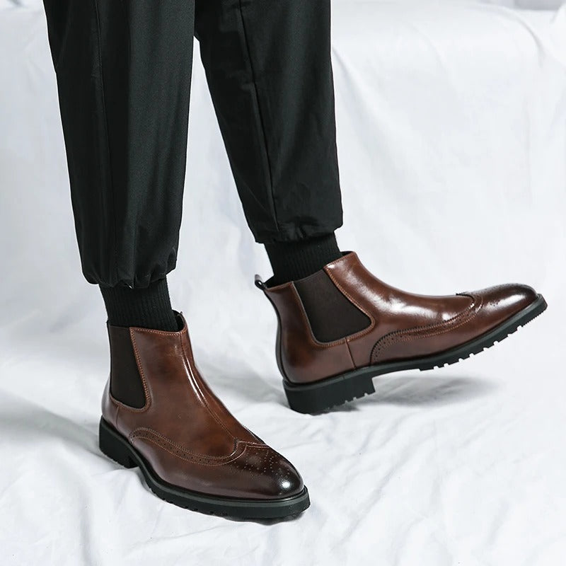 Louis – Genuine Leather Chelsea Boots - Image 13