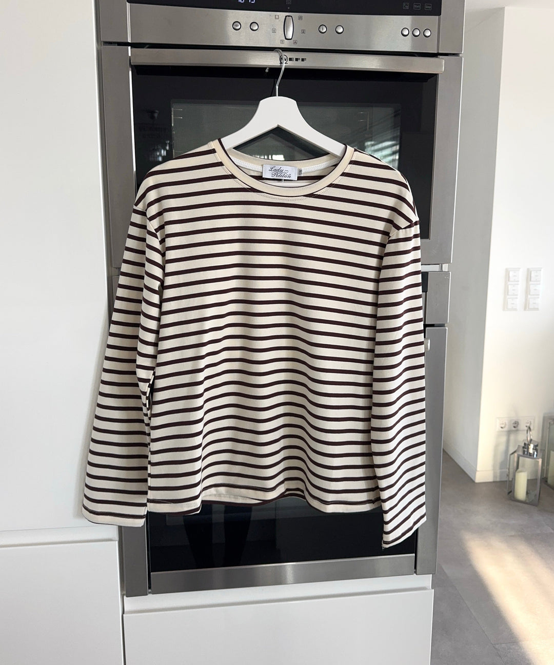 Pullover Hanaia Streifen Braun Beige