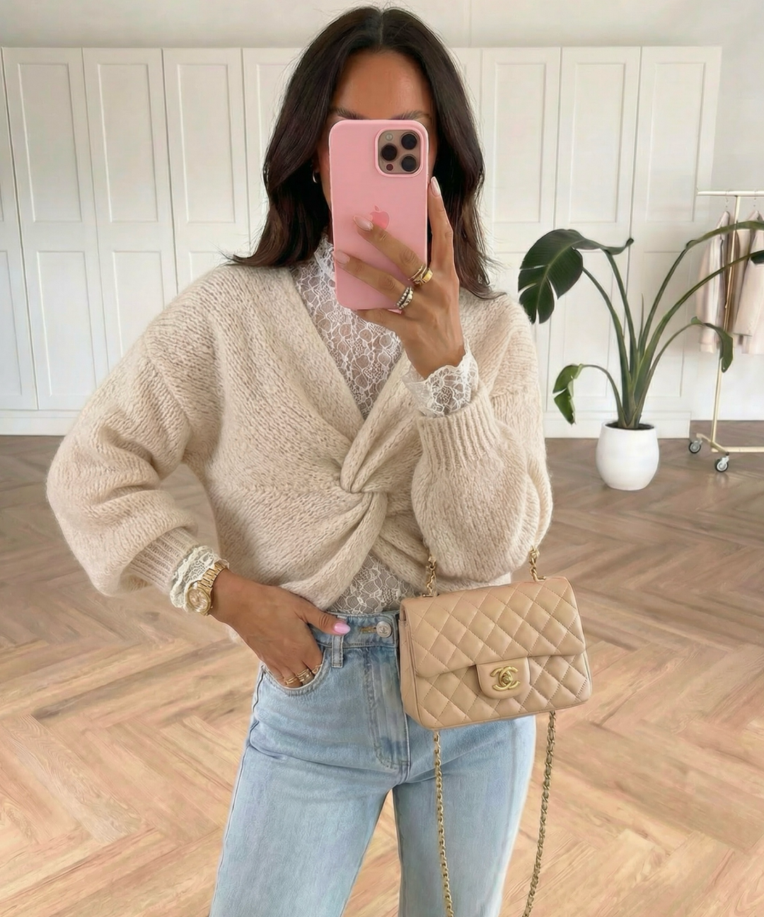 Pullover Malia Beige Ladypolitan ♡