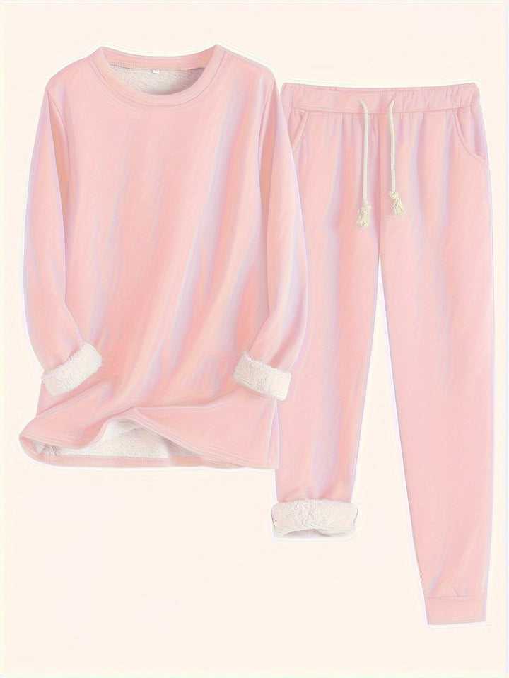 Elfriede | Damen Lässiges Winter-Loungewear-Set