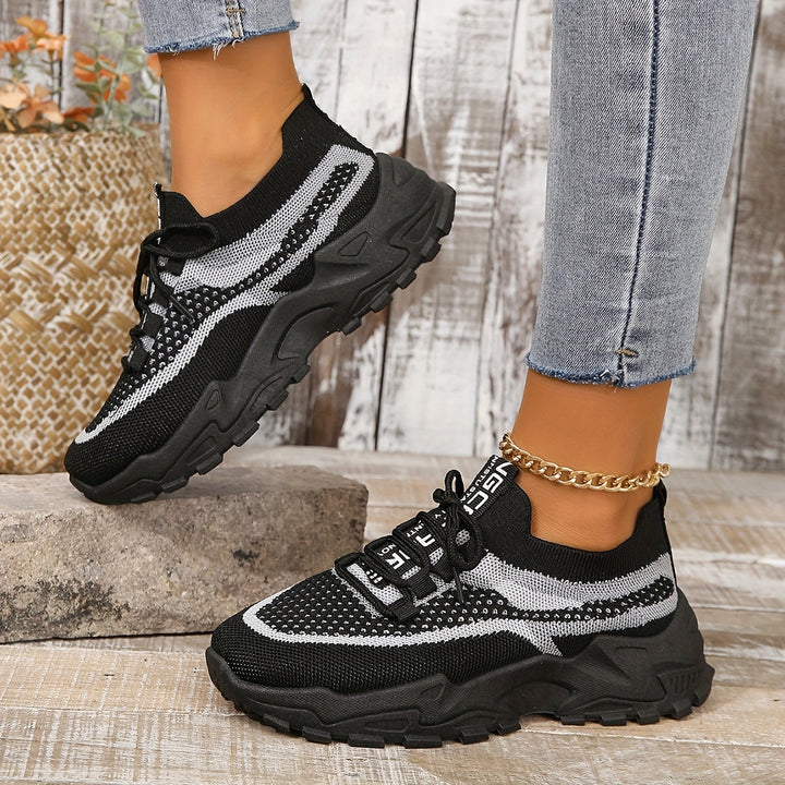 Damen Plateau Schuhe