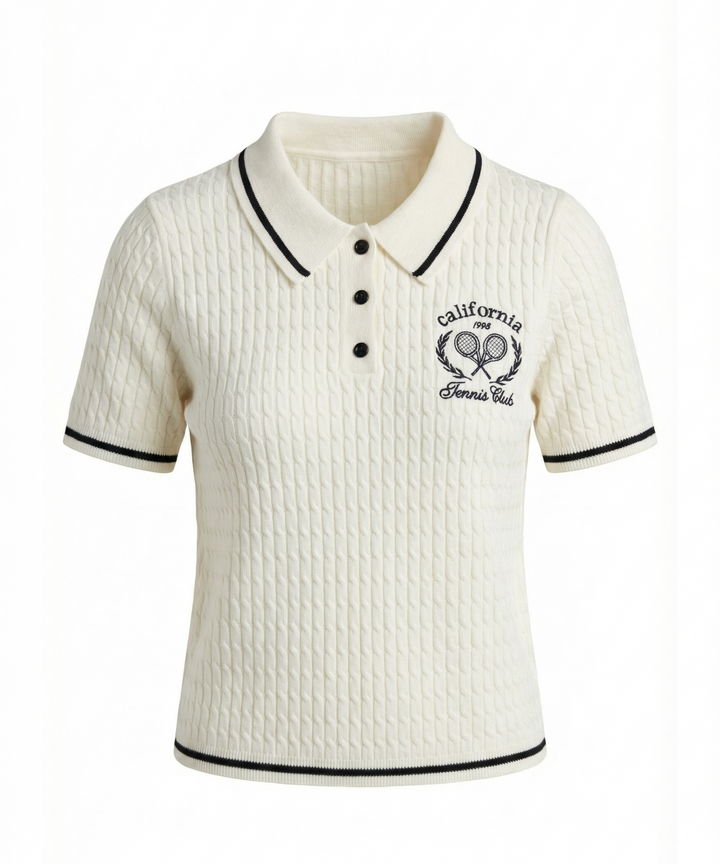 Polo T-Shirt California Creme Ladypolitan ♡