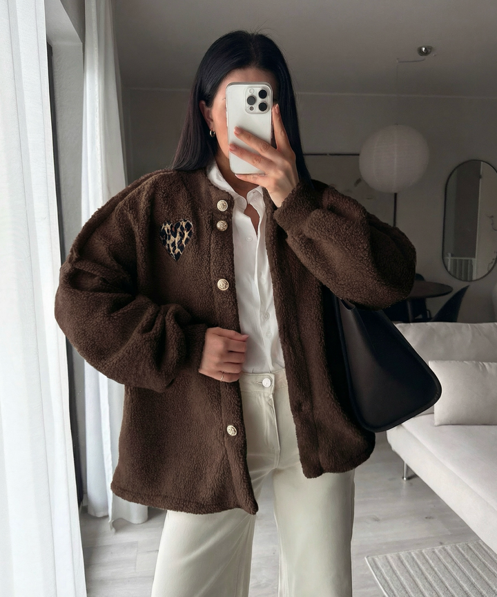 Teddyjacke Traiana Braun Ladypolitan ♡