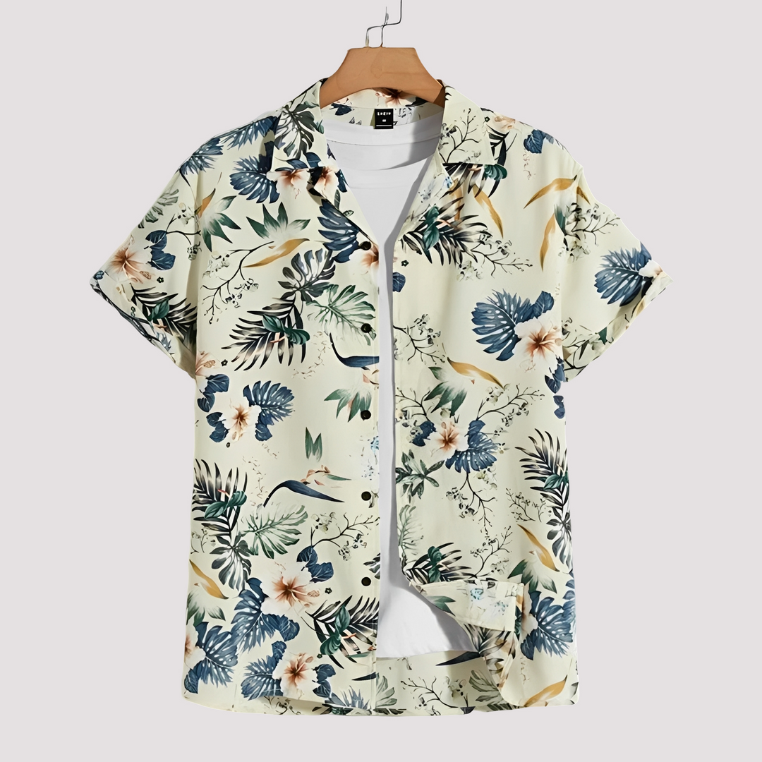 Arjun - Lässiges Hemd mit Hawaii-Motiv für Herren