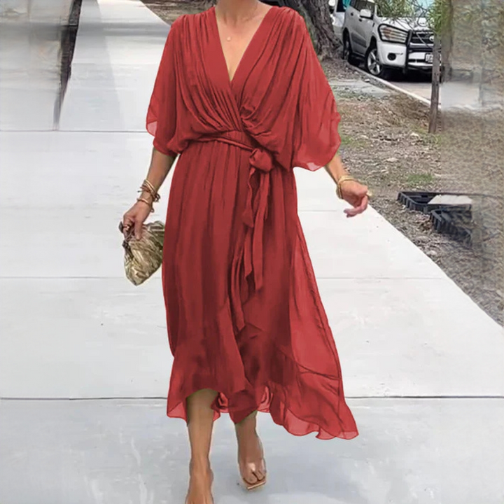 Demara - Stilvolles V-Kleid für Damen