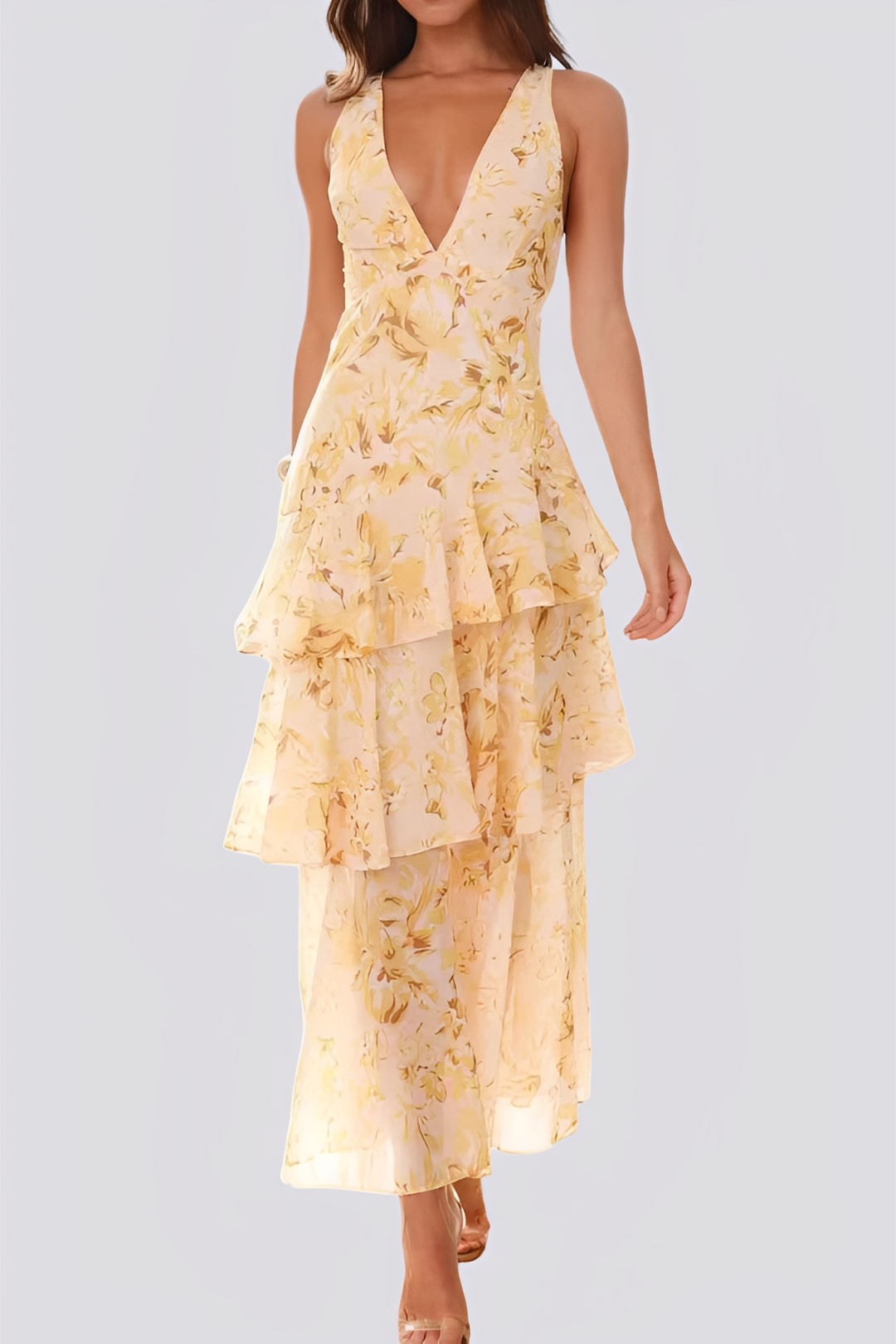 Tiffany - Stilvolles Maxikleid mit Neckholder für Damen