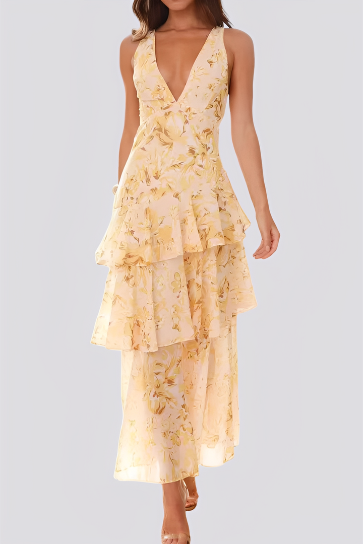 Tiffany - Stilvolles Maxikleid mit Neckholder für Damen