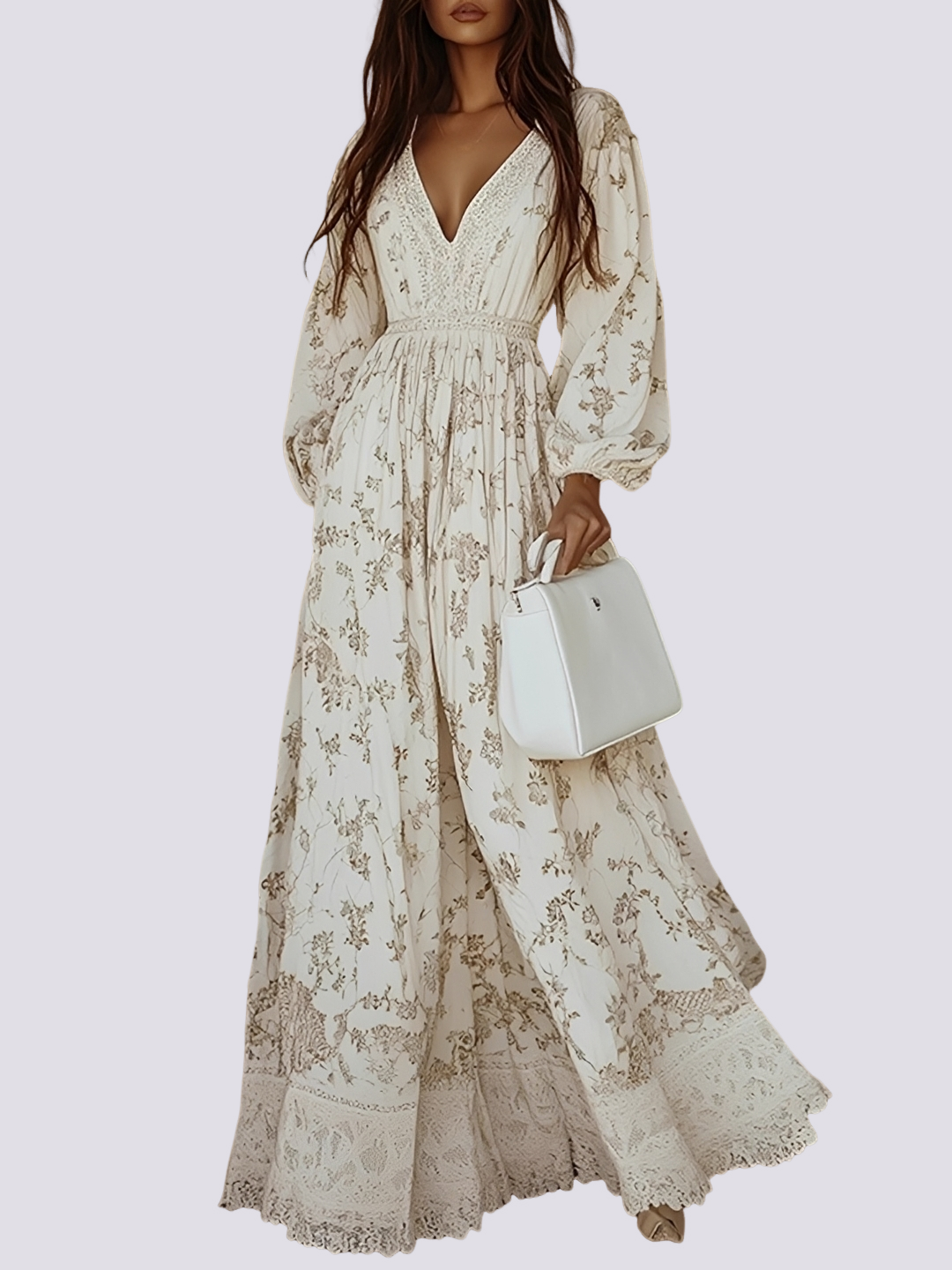 Katy - Bequemes Langarmkleid für Damen