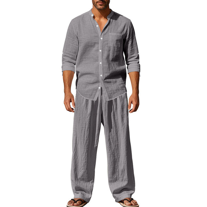 Gerald - Bequemes Set aus Langarmshirt und Hose für Herren