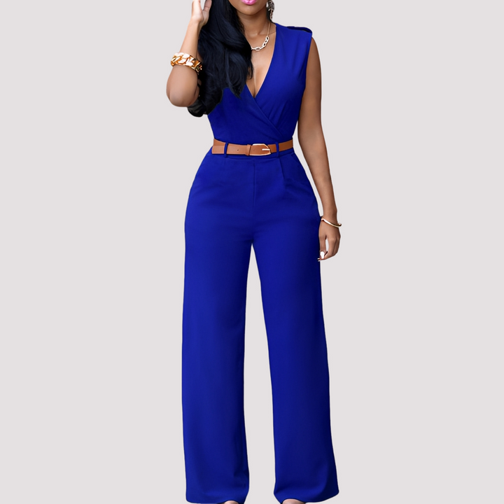 Esther - Eleganter Damen-Jumpsuit mit Gürtel