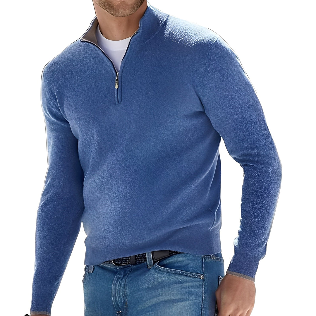 Ralph – Komfortabler Herrenpullover mit Zipper