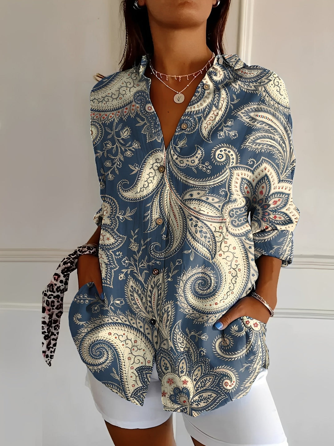 Melissa - Stilvolle Bluse mit Blumenmuster für Damen