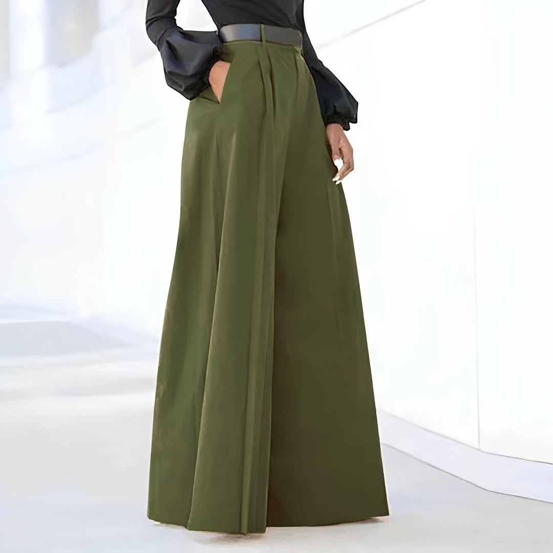 Ashley - Elegante, weit geschnittene Schlaghose für Damen