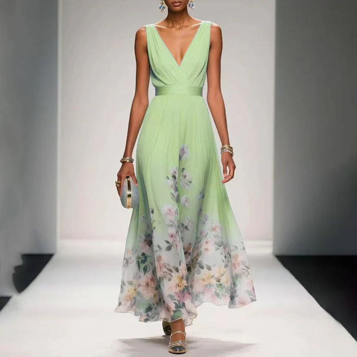Beatrice  | Damen Blumenmuster Kleid für Hochzeitsgäste