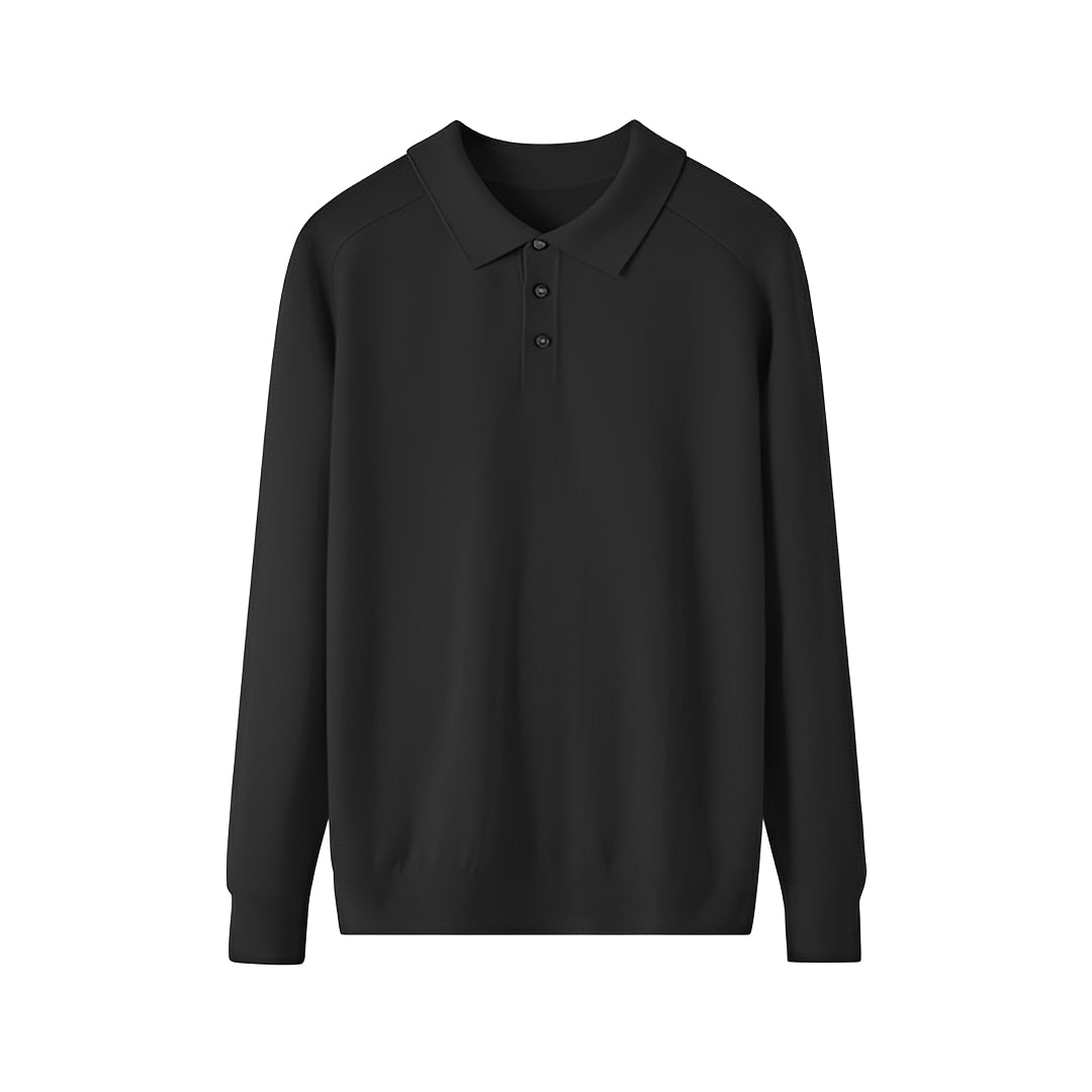 Anton - Lässiger Wollpullover mit Reverskragen für Herren