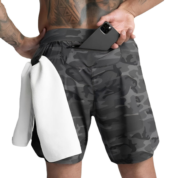 Charles - Schnelltrocknende, atmungsaktive Sportshorts für Herren