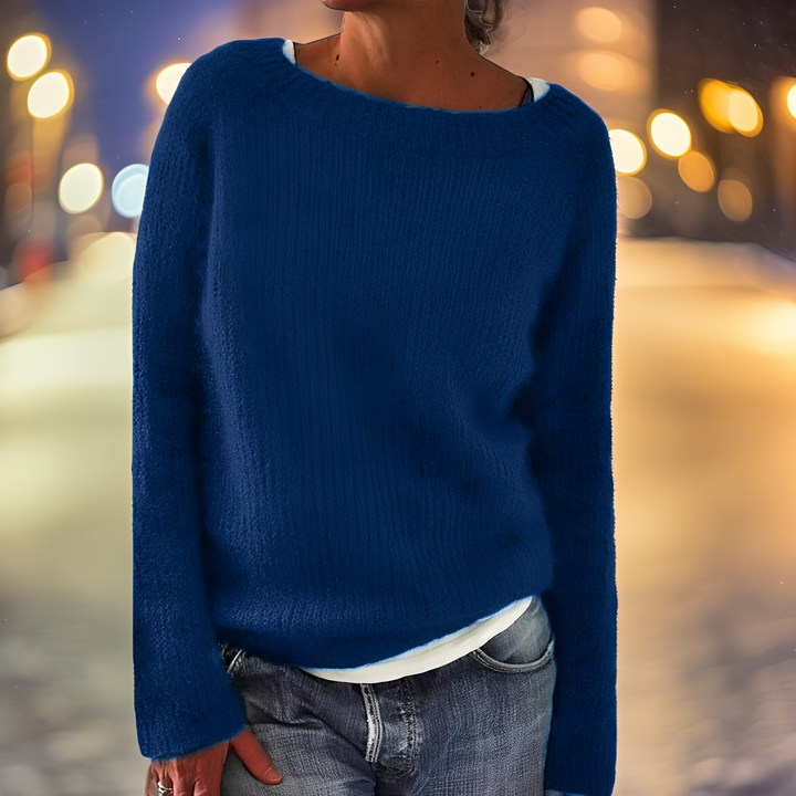 Abeeha - Lockerer Pullover in Tanne für Frauen