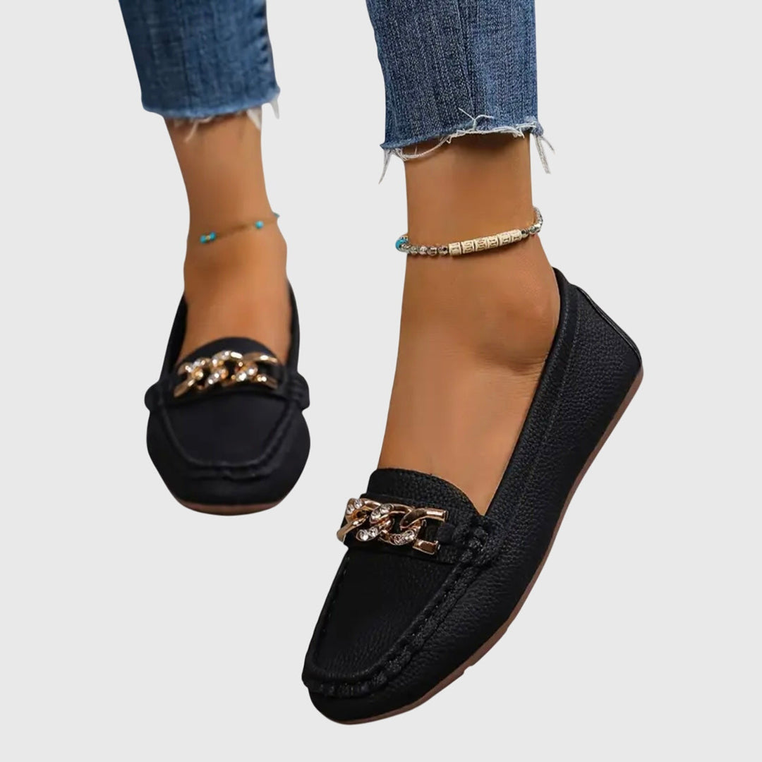 Orthopädische Slipper für Damen mit Kette