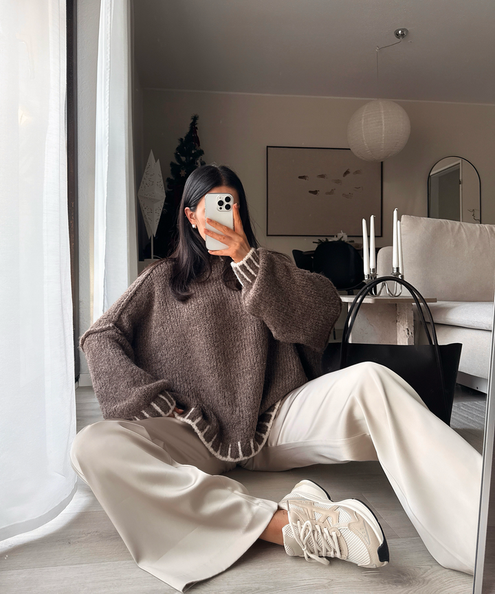 Pullover Salma Braun Ladypolitan ♡
