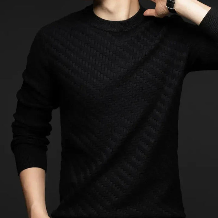 Pullover | Rundhals mit Strukturmuster