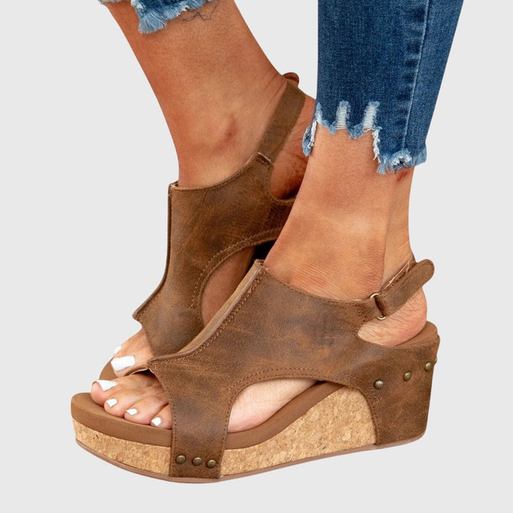 Greta | Damen Orthopädische Plattform Sandalen