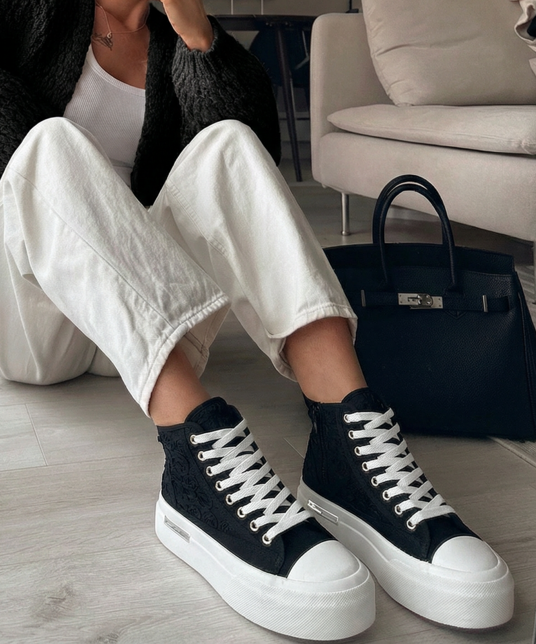 Sneaker Millane Schwarz Ladypolitan ♡