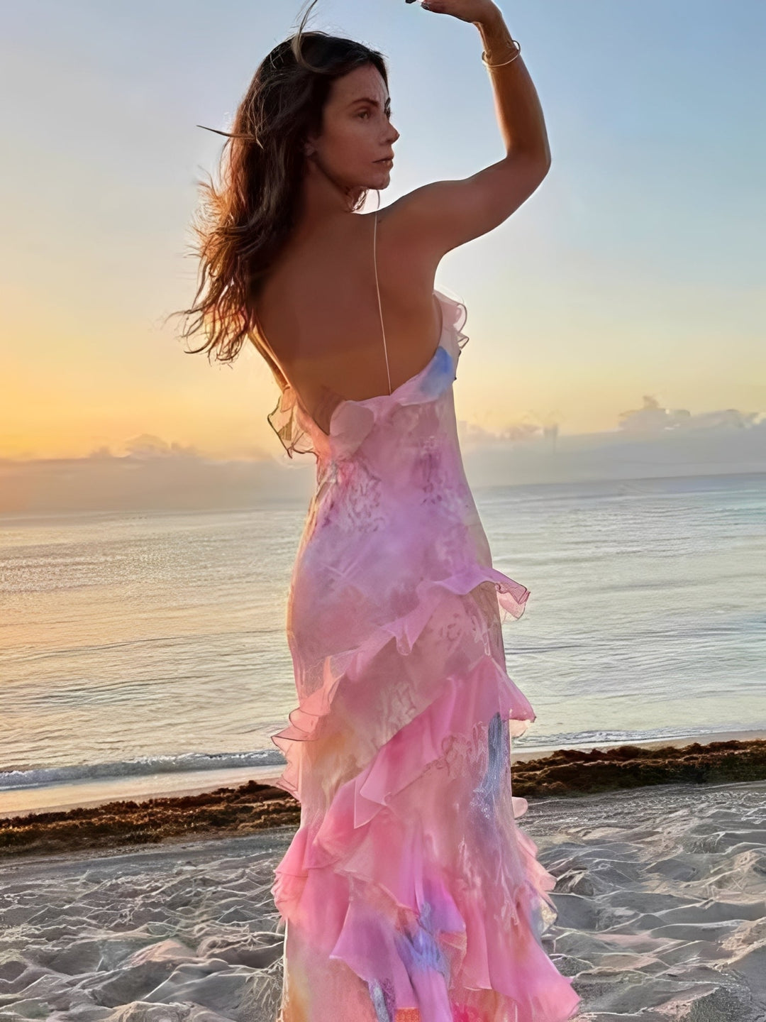 Angela - Stilvolles rückenfreies Maxikleid für Damen