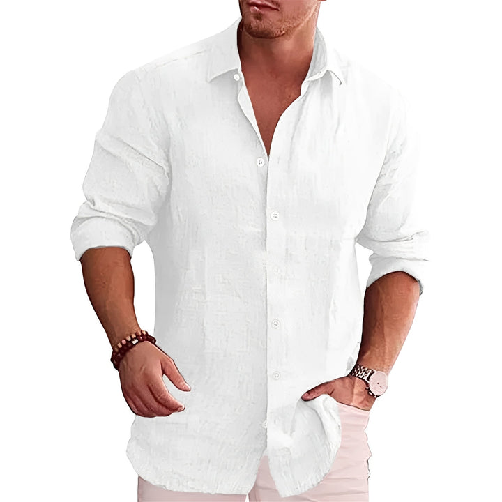 Louis - Lässiges, langärmeliges Slim-Fit-Hemd für Herren