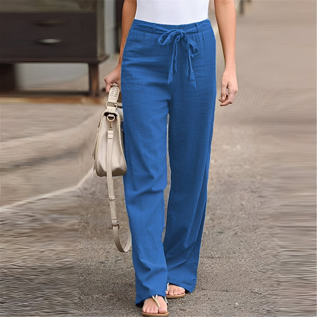 Amie - Weite Hose mit elastischem Bund für Damen
