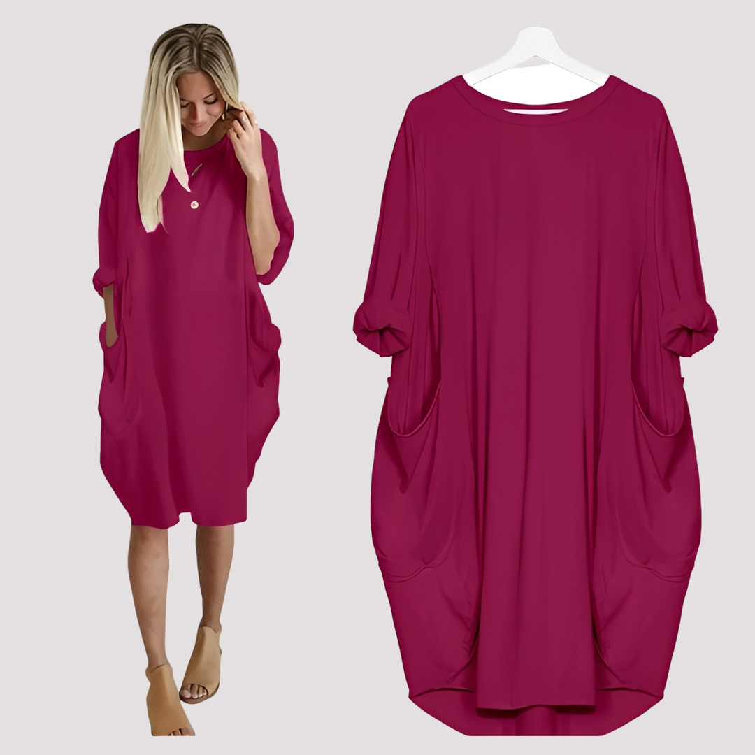 Kate - Bequemes, locker geschnittenes Damenkleid
