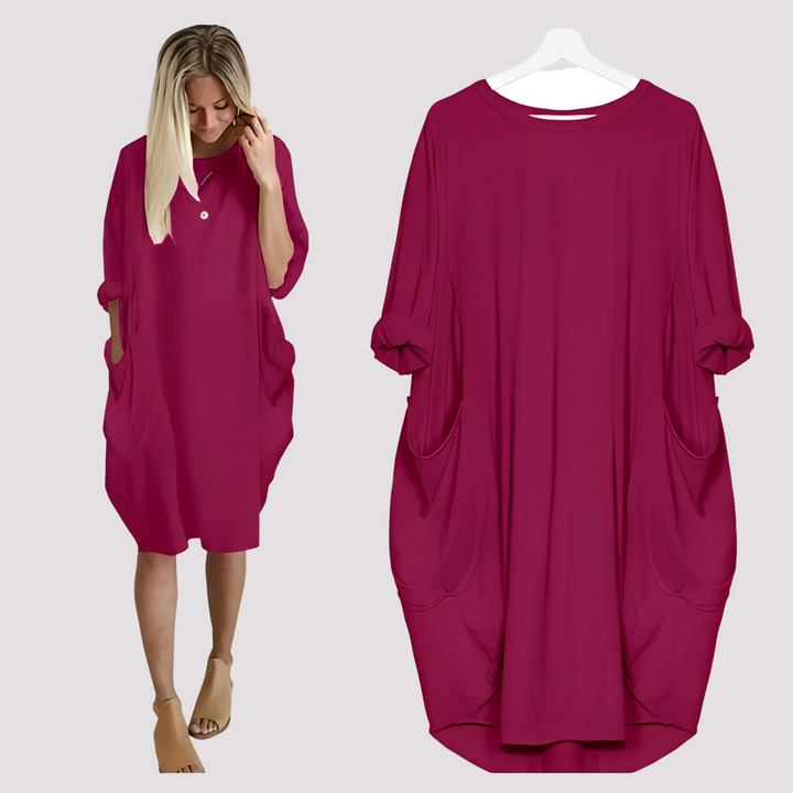Kate - Bequemes, locker geschnittenes Damenkleid
