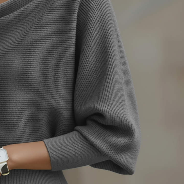 Damen Kleid mit weitem Ausschnitt