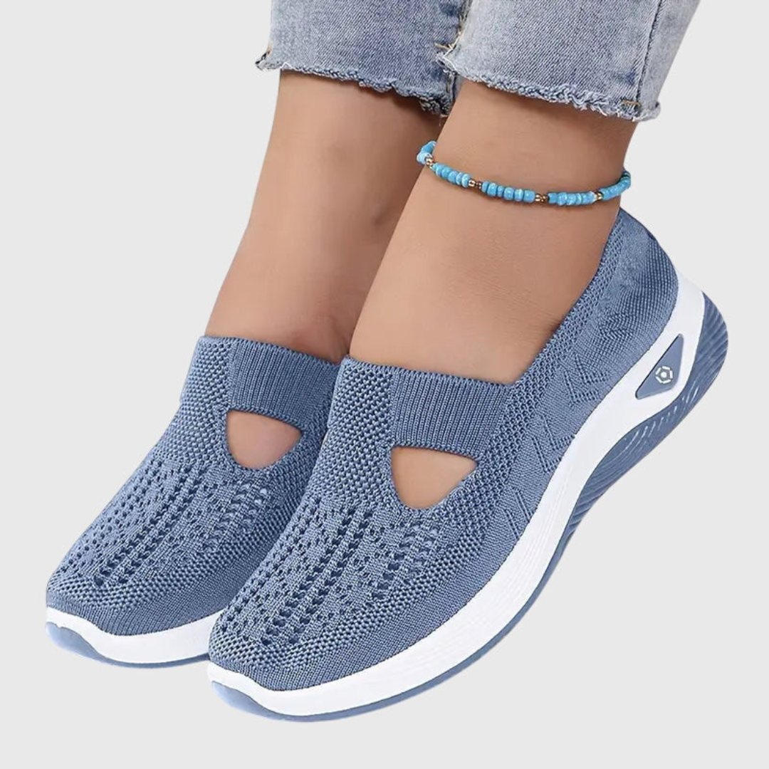 Frieda | Damen Atmungsaktive Slip-On Strick Sneakers