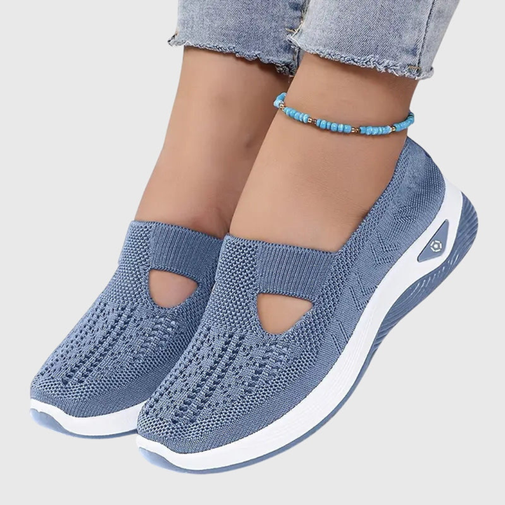 Frieda | Damen Atmungsaktive Slip-On Strick Sneakers
