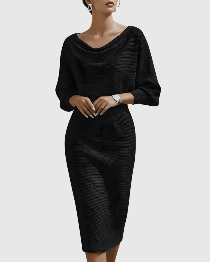 Danaya – Elegantes Midikleid mit Drapierung
