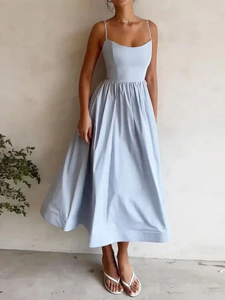 A-Linien Kleid Damen | Figurbetonte Taille & Schwungvoller Rock