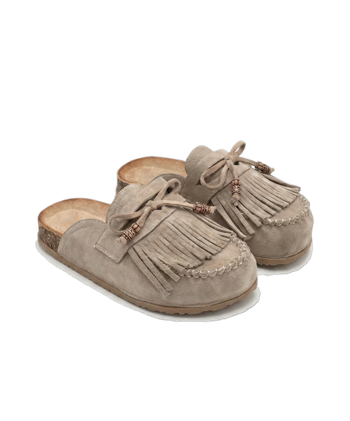 Pantoletten Rina Beige